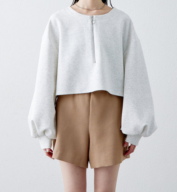  「ポンチショートスウェット」|Tシャツ・カットソー|