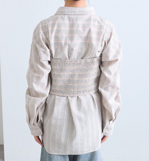  「ビスチェセットBIGシャツ」|シャツ・ブラウス|