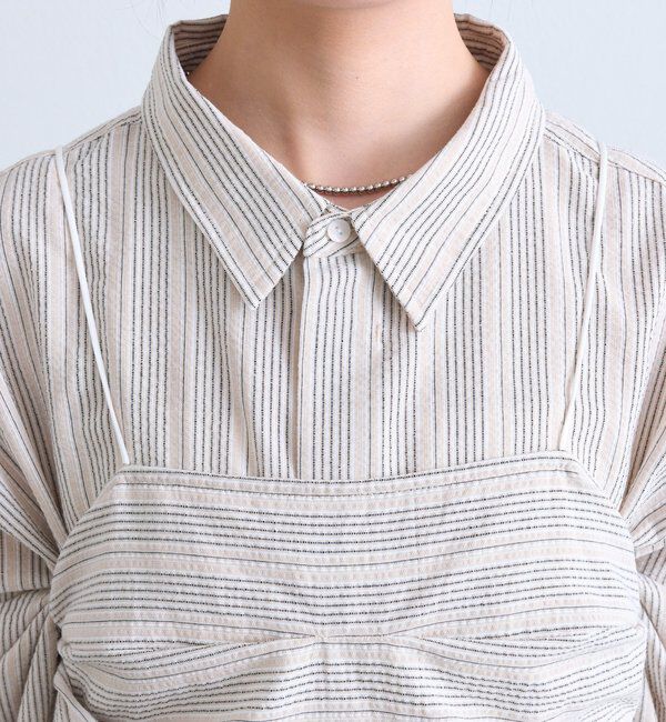 「ビスチェセットBIGシャツ」|シャツ・ブラウス|