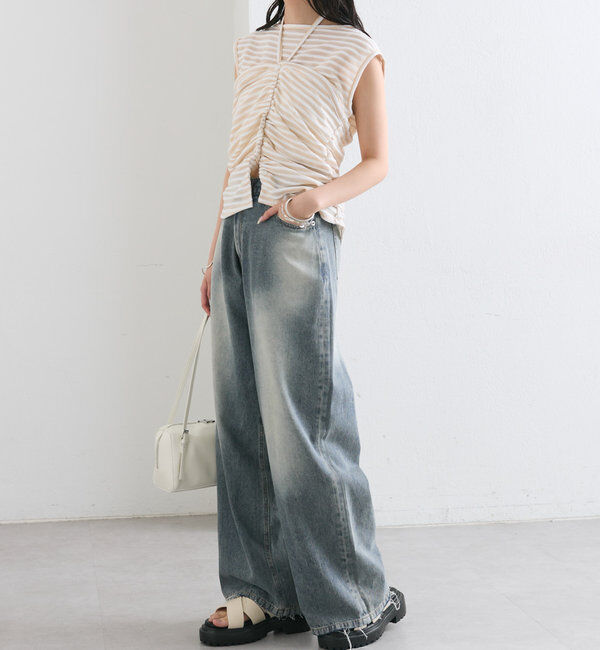  「ベアドッキングボーダータンク」|Tシャツ・カットソー|