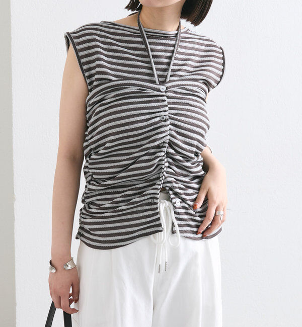  「ベアドッキングボーダータンク」|Tシャツ・カットソー|