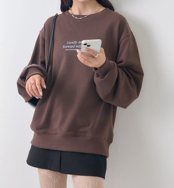  「miniロゴスウェット」|Tシャツ・カットソー|