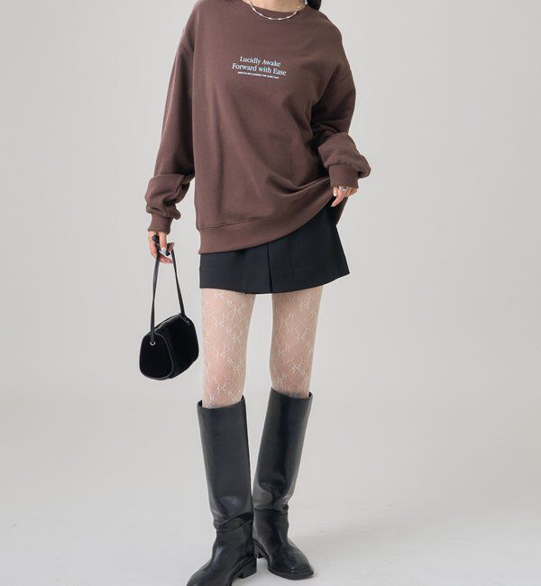  「miniロゴスウェット」|Tシャツ・カットソー|