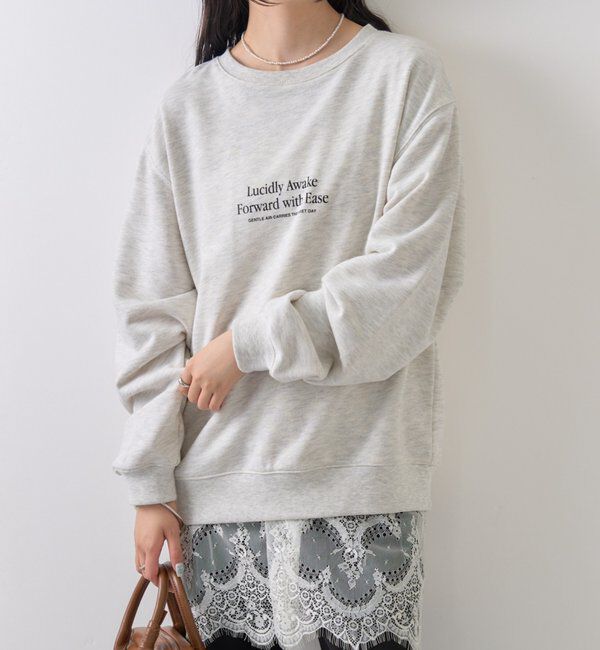  「miniロゴスウェット」|Tシャツ・カットソー|