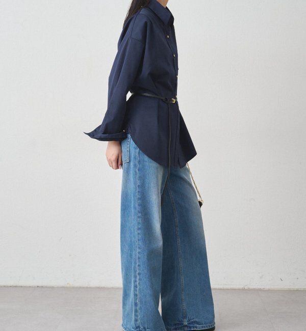  「サテンBIGシャツ」|シャツ・ブラウス|