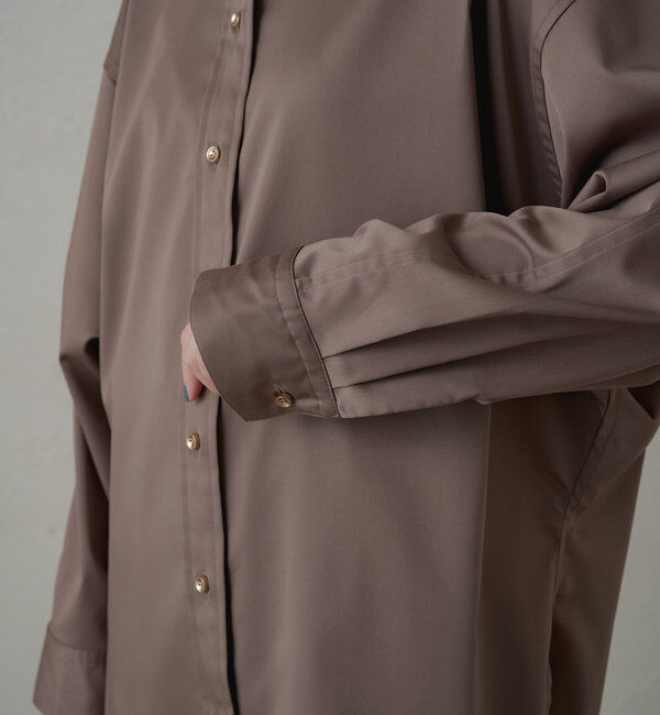  「サテンBIGシャツ」|シャツ・ブラウス|