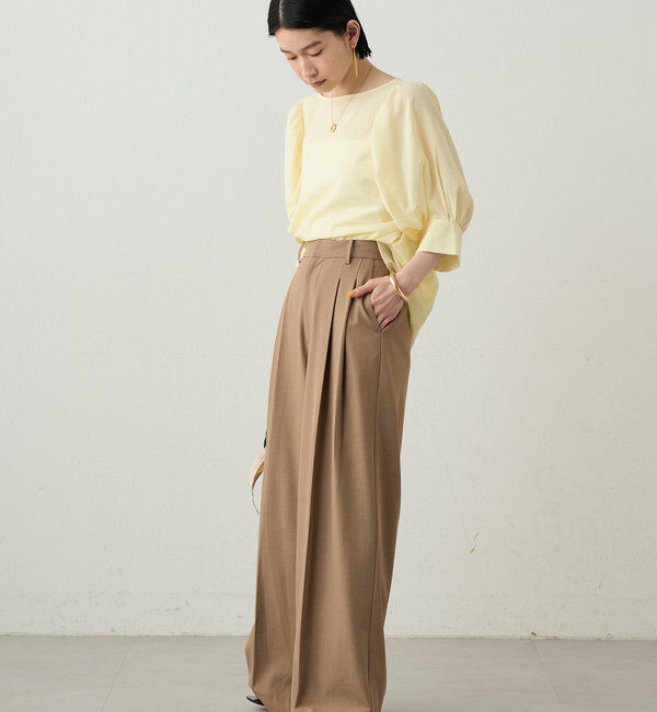  「2タックワイドパンツ」|チノ|