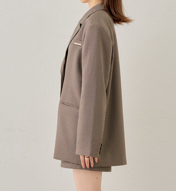  「【セットアップ対応】シングルロゴジャケット」|テーラードジャケット|