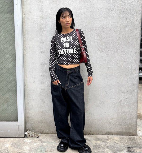  「ロゴパターントップス」|Tシャツ・カットソー|