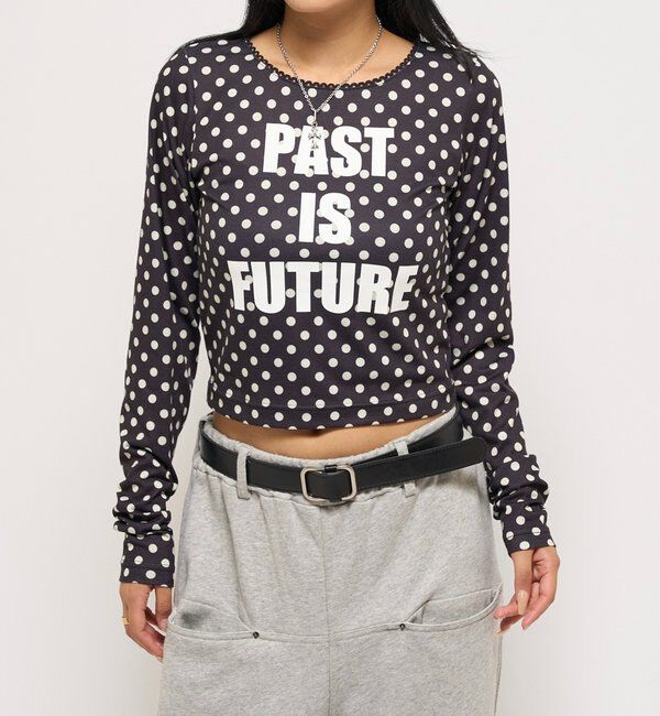  「ロゴパターントップス」|Tシャツ・カットソー|ブラック