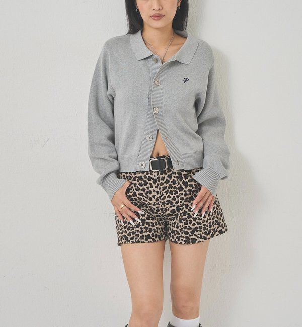  「【EC限定カラーあり】襟付きニットカーデ」|カーディガン|