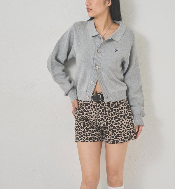  「【EC限定カラーあり】襟付きニットカーデ」|カーディガン|