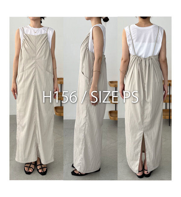  「【低身長サイズあり】インナーSETキャミワンピース」|ワンピース|