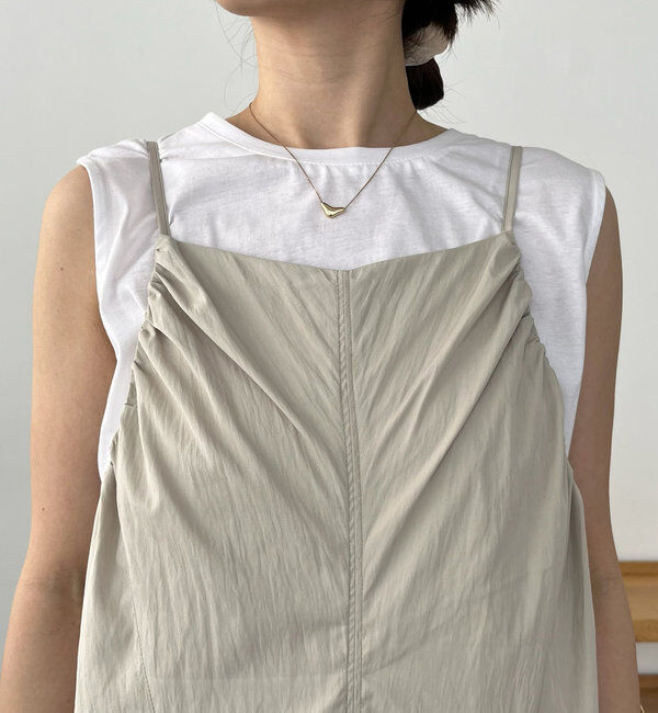  「【低身長サイズあり】インナーSETキャミワンピース」|ワンピース|