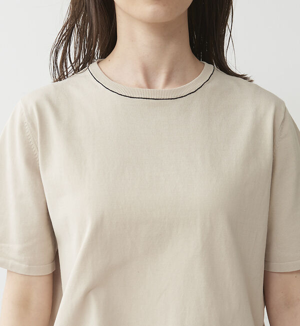 collex「ハイツイストコットンニットTシャツ」|ニット・セーター|