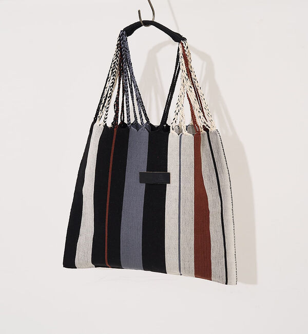 collex「【MOON BIRD/ムーンバード】手織りハンモックバッグ」|トートバッグ|グレー系その他1