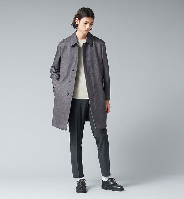 ABAHOUSE「【ヒーター搭載】3Dダウンファブリック ステンカラーコート」|ステンカラーコート|