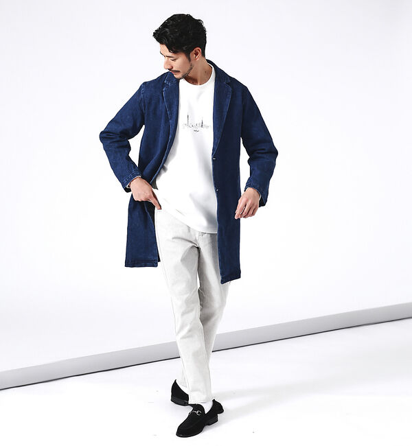 ABAHOUSE「【CITY】シルキーダンボール 刺繍 プルオーバー / スウェット」|スウェット・ジャージ|