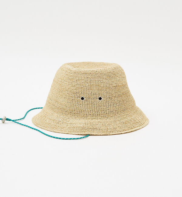 ABAHOUSE「【RUBEN/ルーベン】RAFFIA BELLHAT/ラフィアボールハット」|その他|
