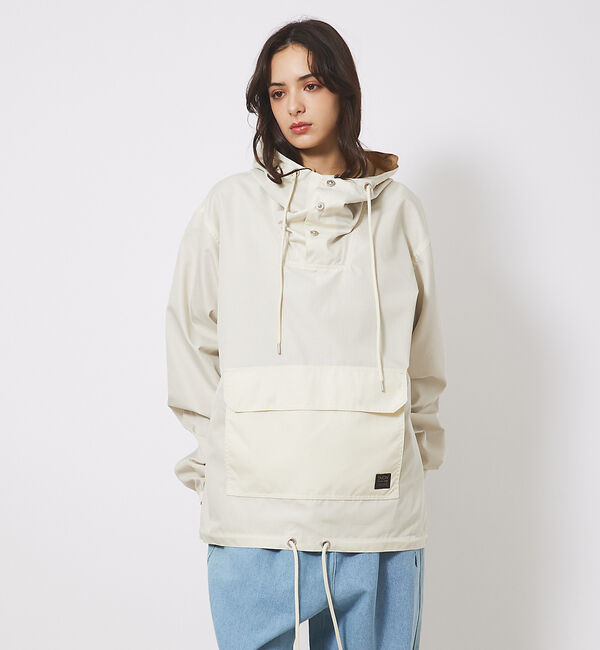 ABAHOUSE「【TAION/タイオン】ミリタリー Ripstop リバーシブル アノラックパー」|ブルゾン・スタジャン|オフホワイト