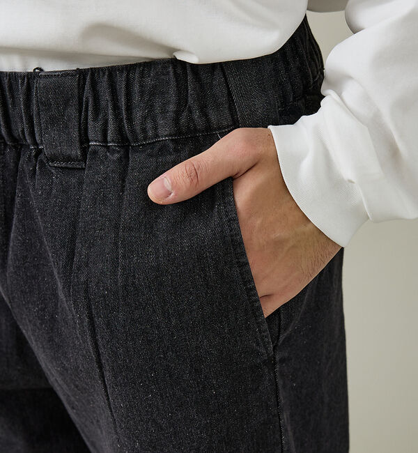 ABAHOUSE「【DICKIES / ディッキーズ】TCツイル/デニム ワイドストレートパンツ（」|その他|