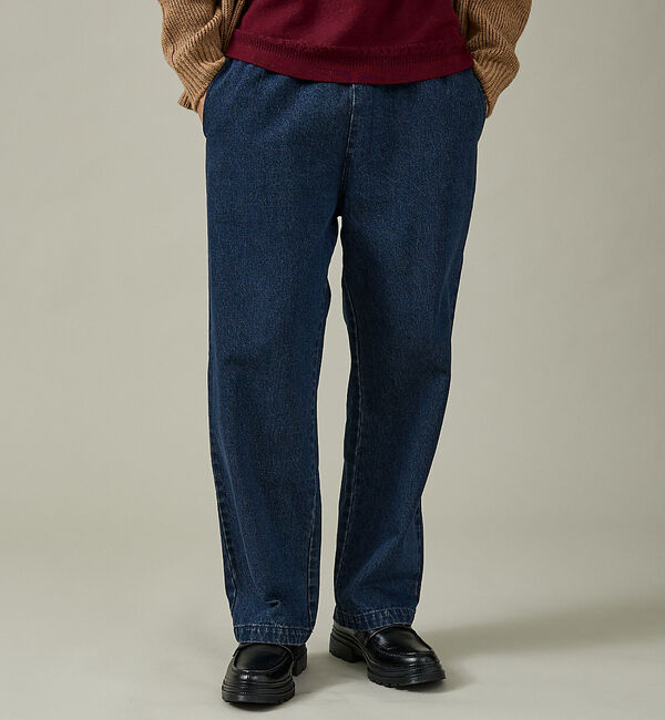 ABAHOUSE「【DICKIES / ディッキーズ】TCツイル/デニム ワイドストレートパンツ（」|その他|