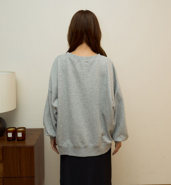 Rouge vif「【一部店舗限定】ドロップショルダーロゴスウエット（CASSIOPEE）」|スウェット・ジャージ|