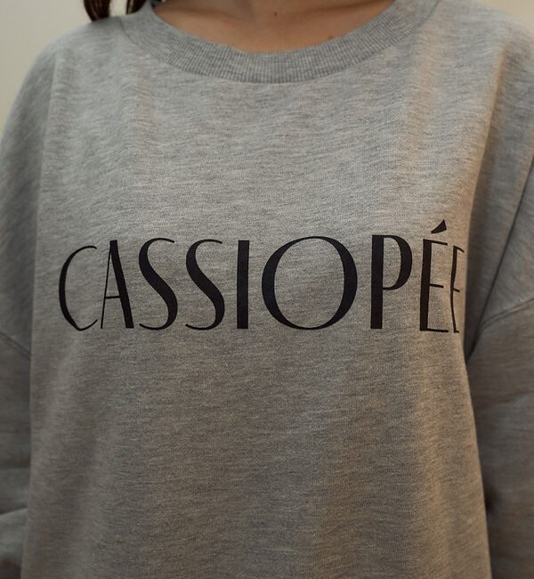 Rouge vif「【一部店舗限定】ドロップショルダーロゴスウエット（CASSIOPEE）」|スウェット・ジャージ|