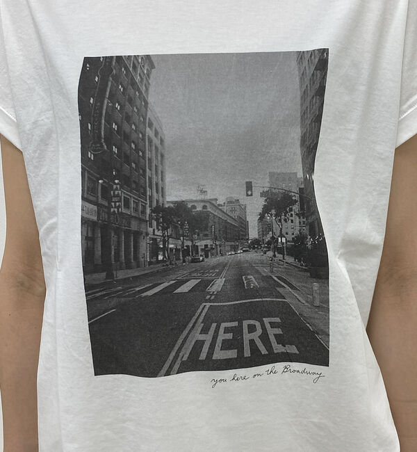 Rouge vif「【MICA&DEAL /マイカアンドディール】 cityフォトプリントTシャツ」|Tシャツ・カットソー|