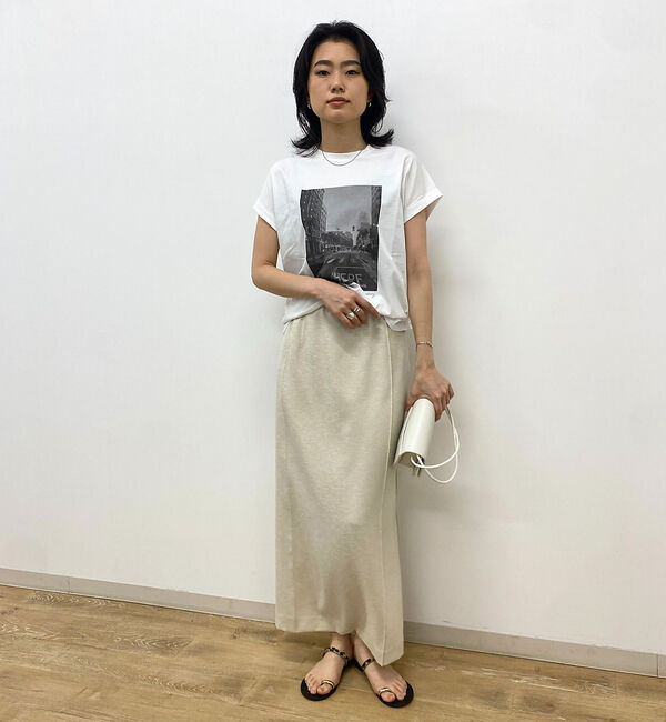 Rouge vif「【MICA&DEAL /マイカアンドディール】 cityフォトプリントTシャツ」|Tシャツ・カットソー|