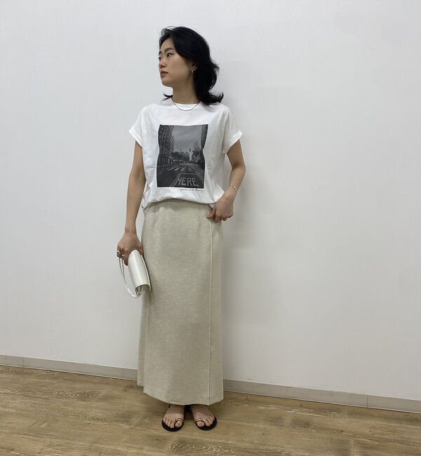 Rouge vif「【MICA&DEAL /マイカアンドディール】 cityフォトプリントTシャツ」|Tシャツ・カットソー|