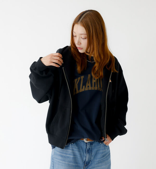 Rouge vif「【KELTY/ケルティ】ミニロゴクロップドジップパーカー / フーディ」|パーカー|