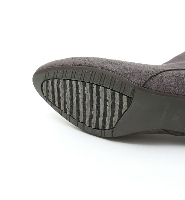 AU BANNISTER「【スノーソール/2WAY】折り返しボアヒールブーツ」|ショートブーツ|