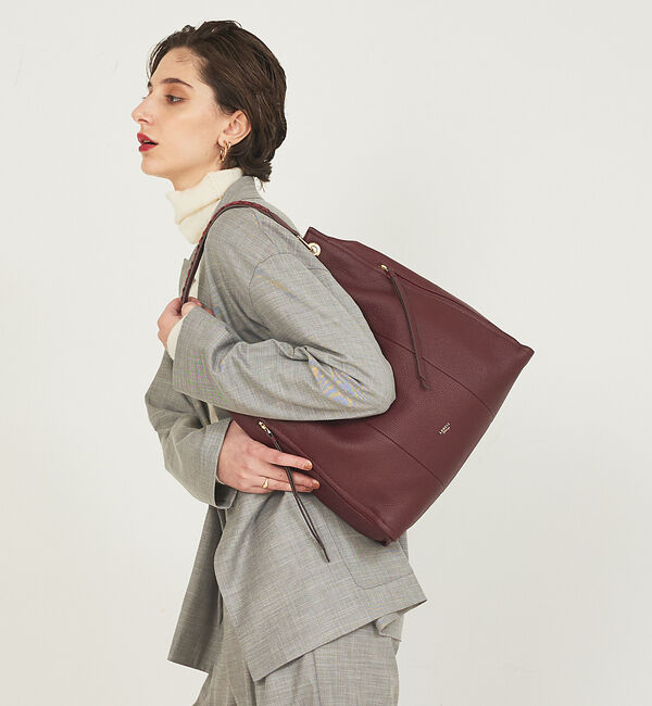 LOWELL things「Valley/かがりレザーワンショルダー」|ショルダー・メッセンジャー|