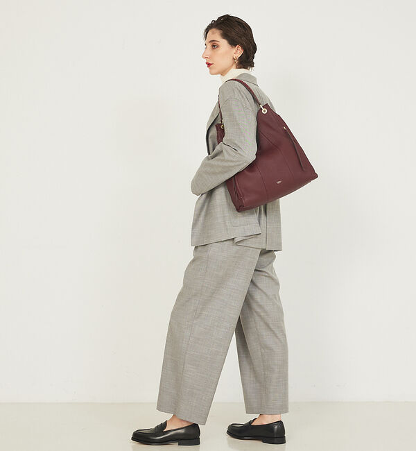 LOWELL things「Valley/かがりレザーワンショルダー」|ショルダー・メッセンジャー|