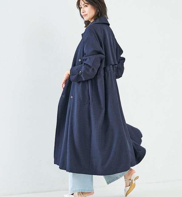 abahouse mavie「ヴィンテージツイルトレンチコート」|トレンチコート|
