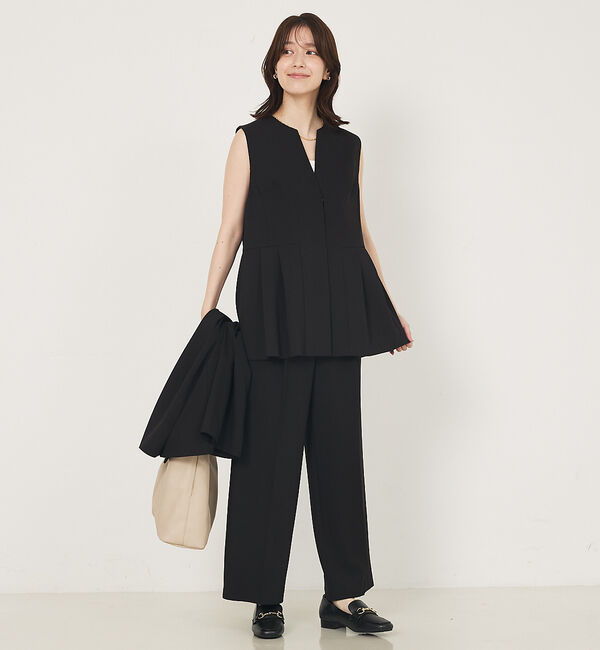 abahouse mavie「【エニデイカセット】タック切り替えジレ」|ベスト・ジレ|