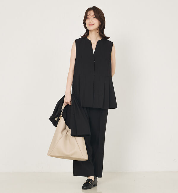 abahouse mavie「【エニデイカセット】タック切り替えジレ」|ベスト・ジレ|