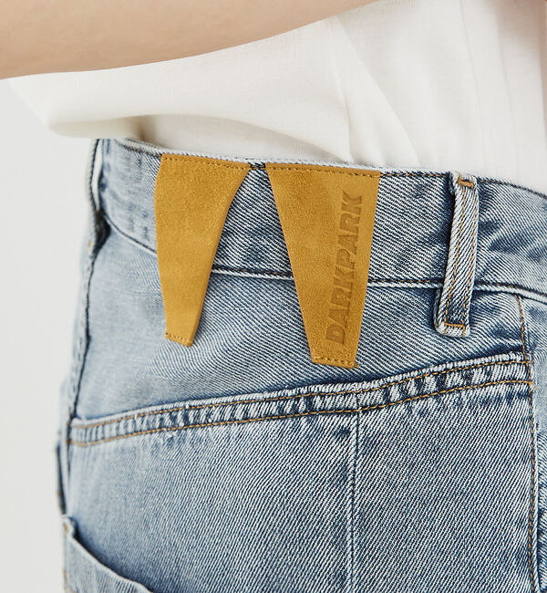 The Store by C' 「【DARKPARK】INES FOLD OVER TENCEL DENIM AS」|デニム|