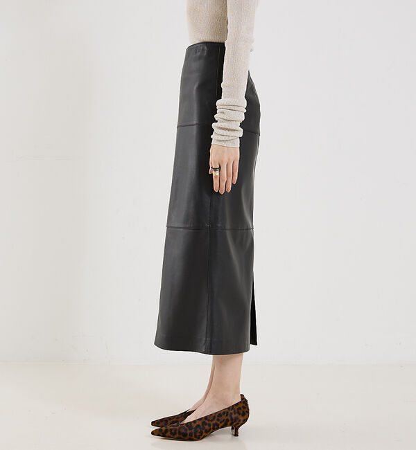 The Store by C' 「【COCUCA】ラムレザースカート」|スカート|