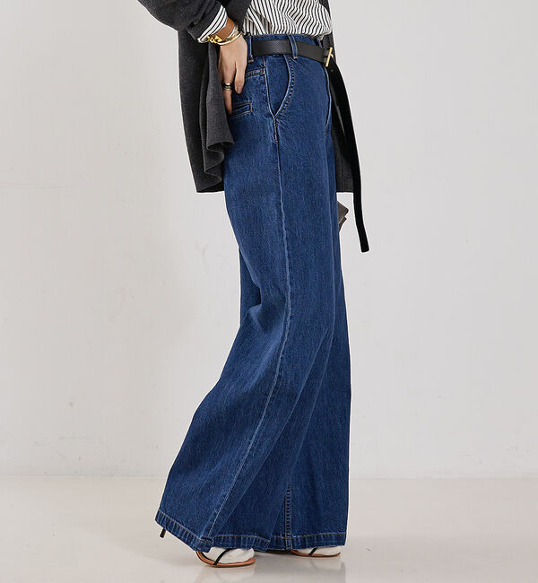 The Store by C' 「【TWP】McDougal St. JEAN／ワイドデニムパンツ」|デニム|