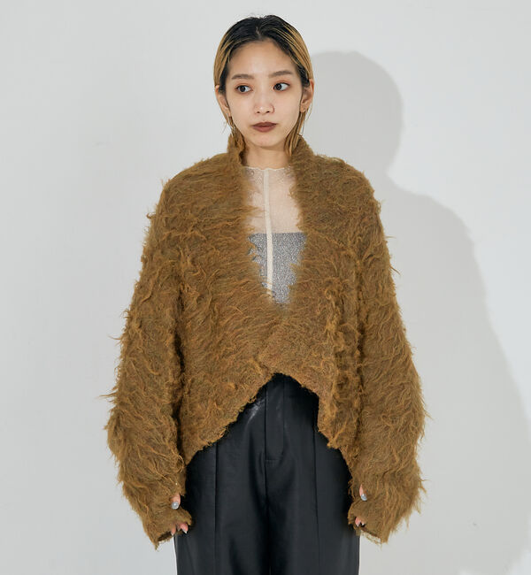 NOMINE「イエティ2WAYニットブルゾン」|カーディガン|