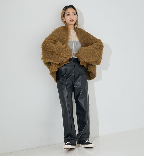 NOMINE「イエティ2WAYニットブルゾン」|カーディガン|