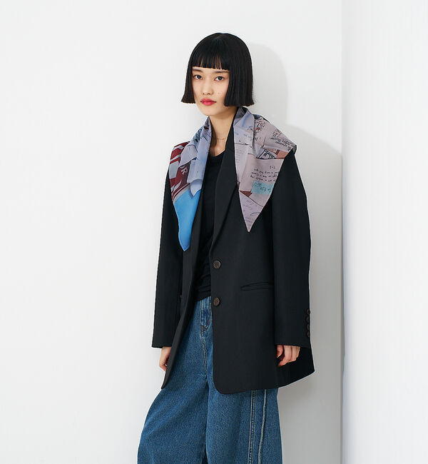 NOMINE「【LY】Pano　転写プリント スカーフ」|バンダナ・スカーフ|