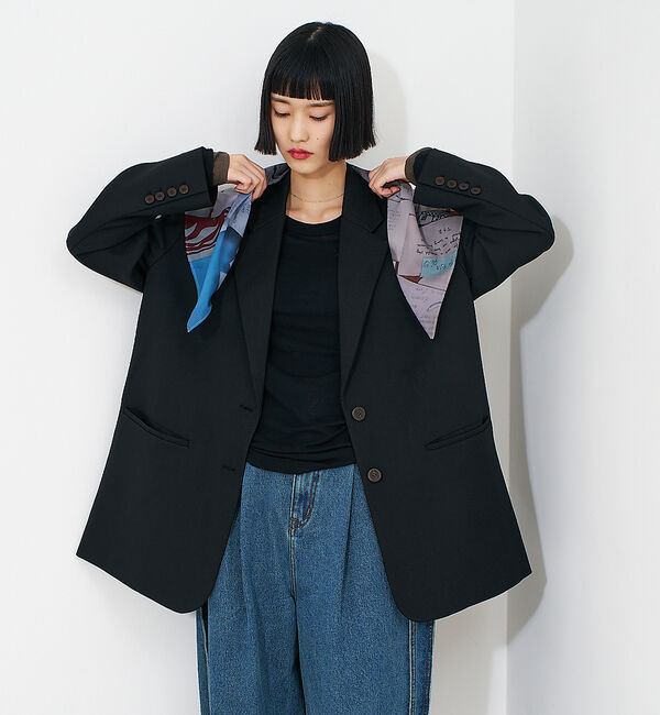 NOMINE「【LY】Pano　転写プリント スカーフ」|バンダナ・スカーフ|