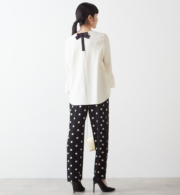 TIARA「Dotsプリントワイドドパンツ」|その他|