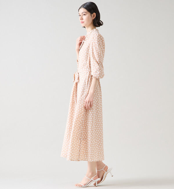 TIARA「ランダムスクエアプリントワンピース」|ワンピース|