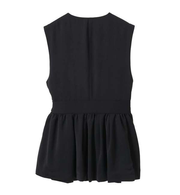 TIARA「リボンアクセントジレ」|シャツ・ブラウス|