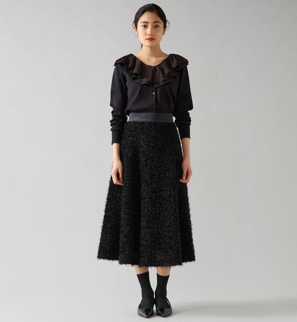 TIARA「フリルカラーカーディガン」|ニット・セーター|