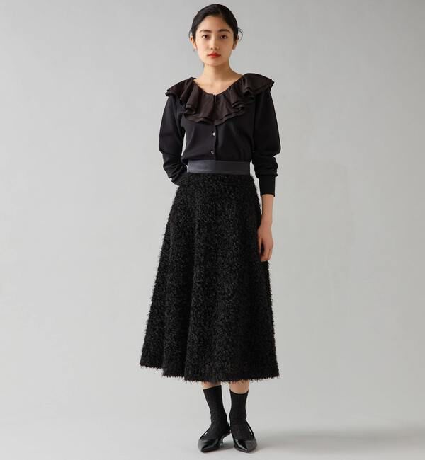 TIARA「フリルカラーカーディガン」|ニット・セーター|